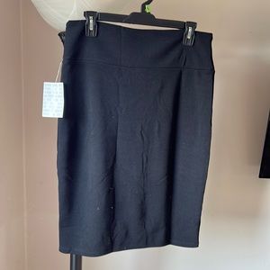 Black pencil skirt